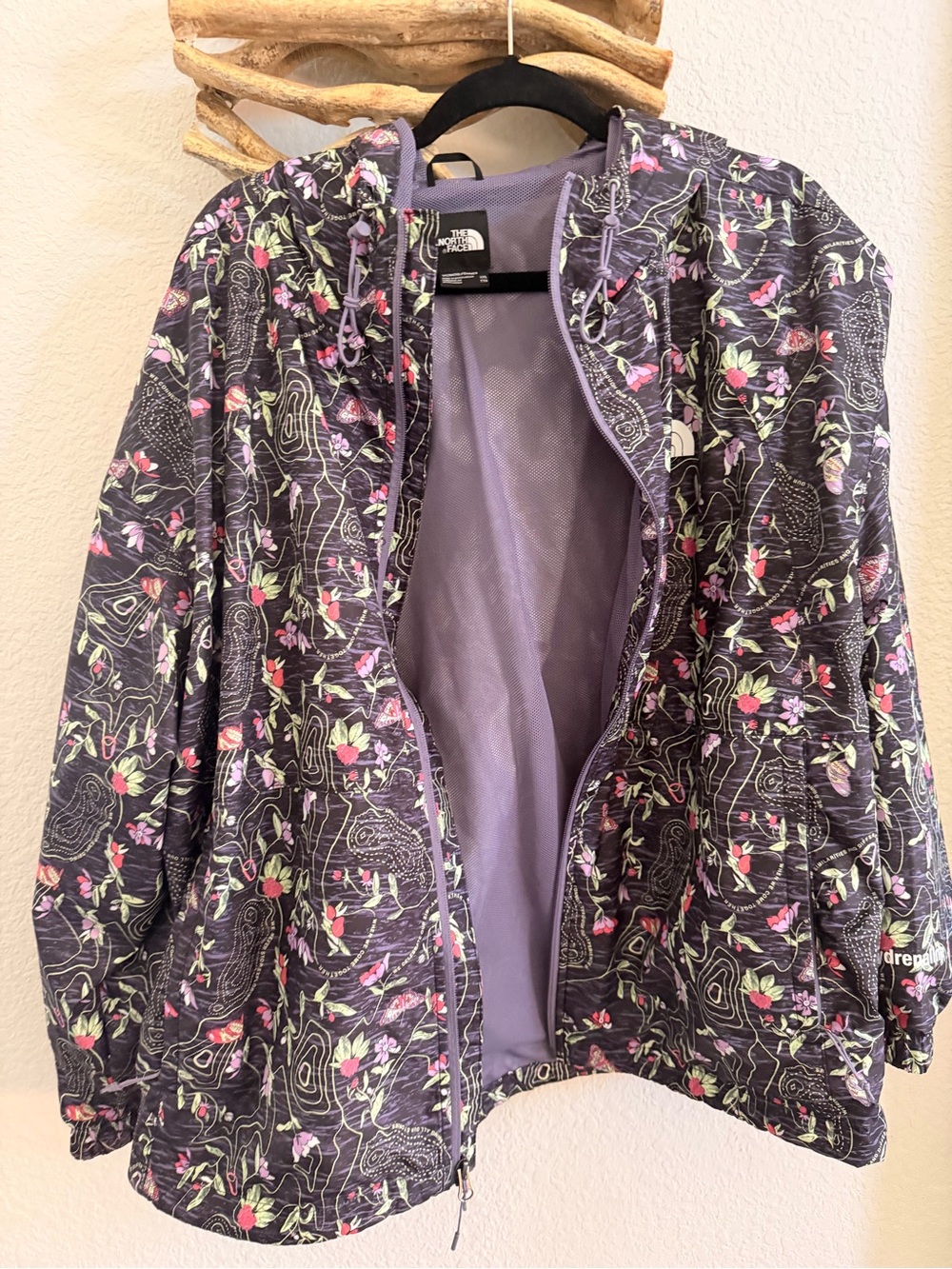 The North Face packable travel Women's XL-XXL rain windbreaker HYDRENALINE - Picture 6 of 12